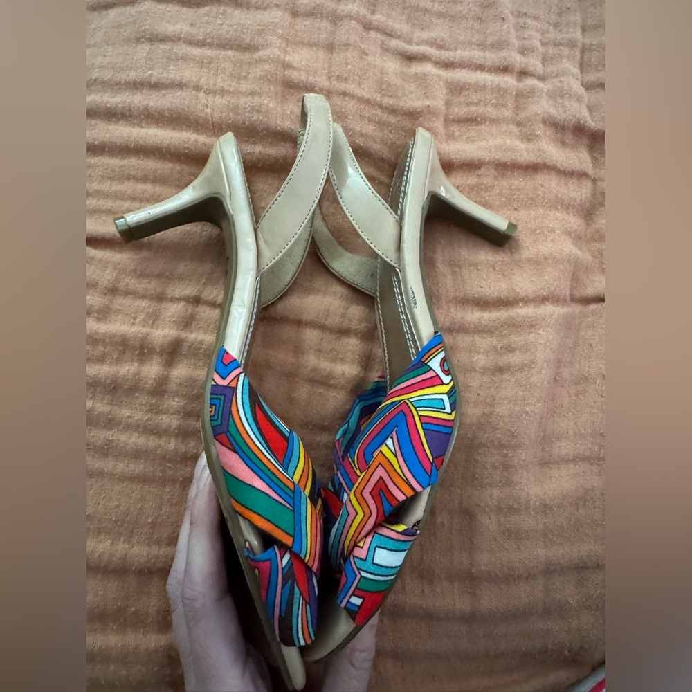 Colorful Slingback Sandals - Picture 4 of 5